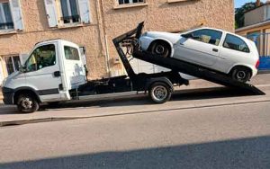 Récupération d’une épave à Terrenoire